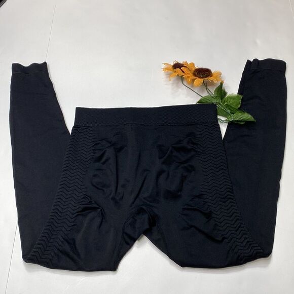 Lilia Compression Weight Loss Slimming High Waist 7/8 Leggings Black - Picture 7 of 16